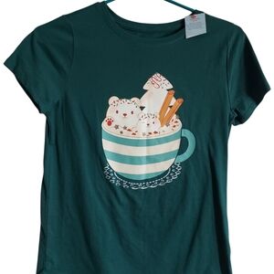 Holiday Bear Cup T-shirt